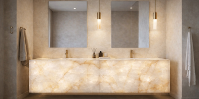 Render baño onix blanco