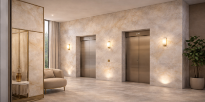 Render elevador onix blanco